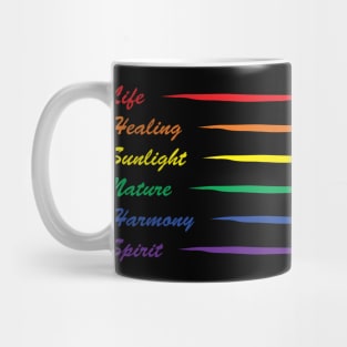 Gay Pride Flag Rainbow Meaning Mug